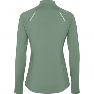 ESTAMBUL WOMAN - Women's long sleeve ranglan technical sweatshirt, half zippered, 200 gsm.