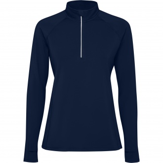 ESTAMBUL WOMAN - Women's long sleeve ranglan technical sweatshirt, half zippered, 200 gsm.