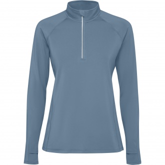 ESTAMBUL WOMAN - Women's long sleeve ranglan technical sweatshirt, half zippered, 200 gsm.
