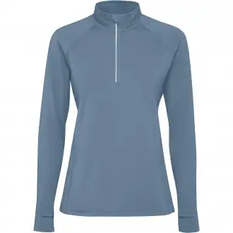 ESTAMBUL WOMAN - Women's long sleeve ranglan technical sweatshirt, half zippered, 200 gsm.
