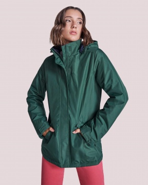 AMERICA WOMAN - Women's waterproof jacket with quilted lining.