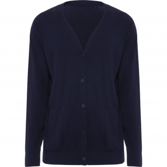 EXPLORER WOMAN - V-neck jacket in soft stitch fabric for women.