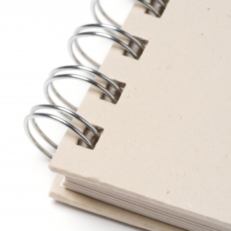 RANIC - A5 notebook from recycled milk cartons, 70 smooth sheets