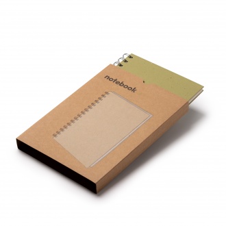 RANIC - A5 notebook from recycled milk cartons, 70 smooth sheets