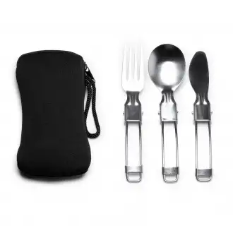 TINKER - Stainless steel folding cutlery set