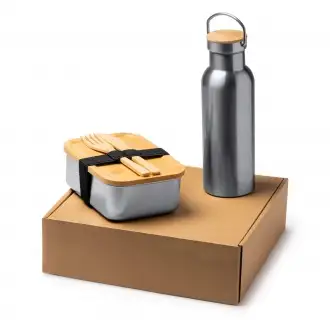 BAGNER - Lunch box with cutlery and bottle