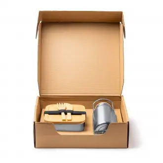 BAGNER - Lunch box with cutlery and bottle
