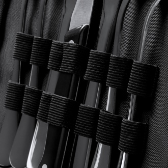 TRIVOR - Cutlery and plates set made of stainless steel