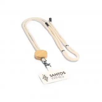 NIBIS - Bawełniana smycz z uchwytem na telefon