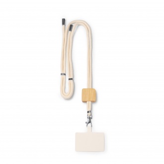 NIBIS - Cotton lanyard with phone holder