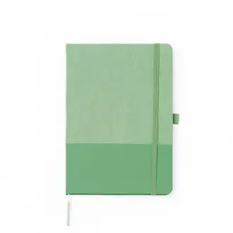 SULY - Notebook a5, corduroy and PU leather cover