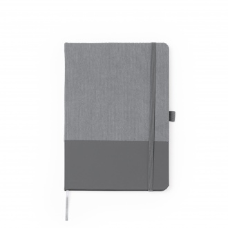 SULY - Notebook a5, corduroy and PU leather cover