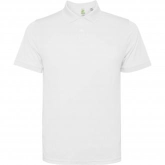 TORMO - Short sleeve technical polo shirt with snap buttons. Recycled polyester, 125 gsm.