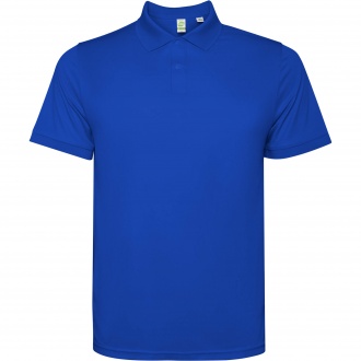 TORMO - Short sleeve technical polo shirt with snap buttons. Recycled polyester, 125 gsm.