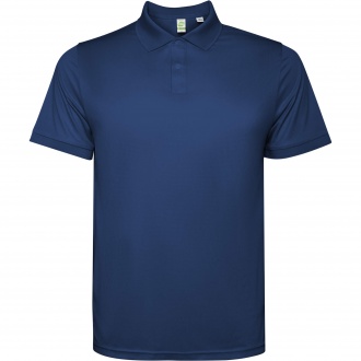 TORMO - Short sleeve technical polo shirt with snap buttons. Recycled polyester, 125 gsm.