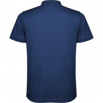 TORMO - Short sleeve technical polo shirt with snap buttons. Recycled polyester, 125 gsm.