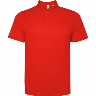 TORMO - Short sleeve technical polo shirt with snap buttons. Recycled polyester, 125 gsm.