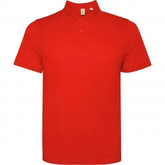 TORMO - Short sleeve technical polo shirt with snap buttons. Recycled polyester, 125 gsm.