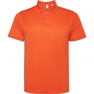 TORMO - Short sleeve technical polo shirt with snap buttons. Recycled polyester, 125 gsm.
