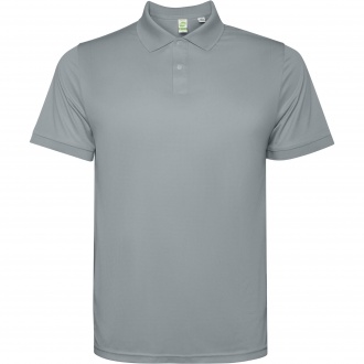 TORMO - Short sleeve technical polo shirt with snap buttons. Recycled polyester, 125 gsm.