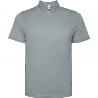 TORMO - Short sleeve technical polo shirt with snap buttons. Recycled polyester, 125 gsm.