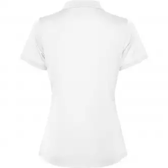 TORMO WOMAN - Women's technical polo shirt with short sleeves and snap buttons. Recycled polyester, 125 gsm.