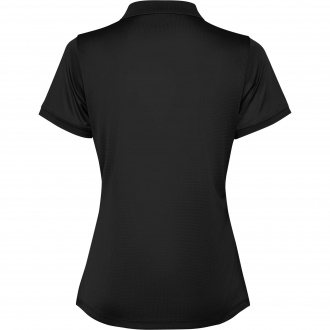 TORMO WOMAN - Women's technical polo shirt with short sleeves and snap buttons. Recycled polyester, 125 gsm.