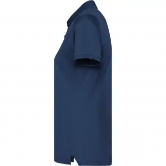 TORMO WOMAN - Women's technical polo shirt with short sleeves and snap buttons. Recycled polyester, 125 gsm.