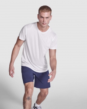 ESTORIL - Short-sleeved technical sports t-shirt. Recycled polyester, 125 gsm.