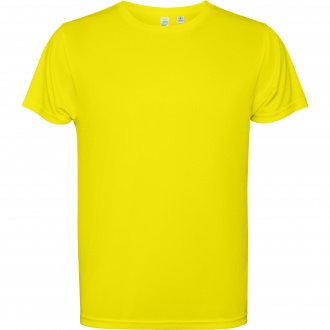 ESTORIL - Short-sleeved technical sports t-shirt. Recycled polyester, 125 gsm.