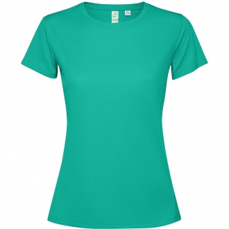 ESTORIL WOMAN - Women's short sleeve technical sports t-shirt. Recycled polyester, 125 gsm.