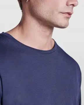 ESTORIL L/S - Sportowa koszulka techniczna unisex z długim rękawem. Poliester z recyklingu, 125 g/m².