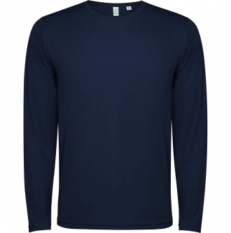 ESTORIL L/S - Unisex long sleeve technical sports t-shirt. Recycled polyester, 125 gsm.