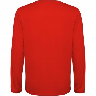 ESTORIL L/S - Sportowa koszulka techniczna unisex z długim rękawem. Poliester z recyklingu, 125 g/m².
