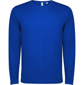 ESTORIL L/S - Unisex long sleeve technical sports t-shirt. Recycled polyester, 125 gsm.