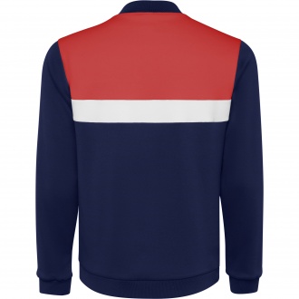 LEROS - Zippered sports sweatshirt, 240 gsm.