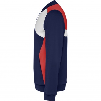 LEROS - Zippered sports sweatshirt, 240 gsm.