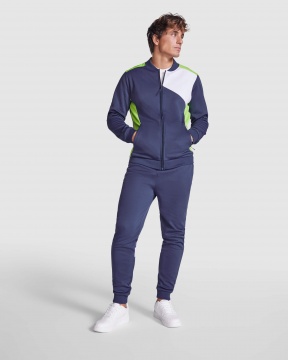 LEROS - Zippered sports sweatshirt, 240 gsm.