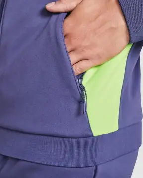 LEROS - Bluza sportowa zapinana na zamek, 240 g/m².