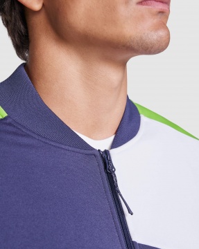 LEROS - Zippered sports sweatshirt, 240 gsm.