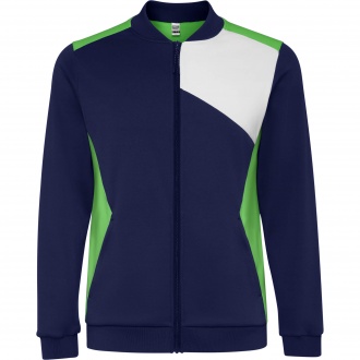 LEROS - Zippered sports sweatshirt, 240 gsm.