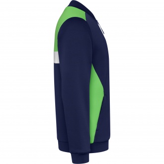 LEROS - Zippered sports sweatshirt, 240 gsm.