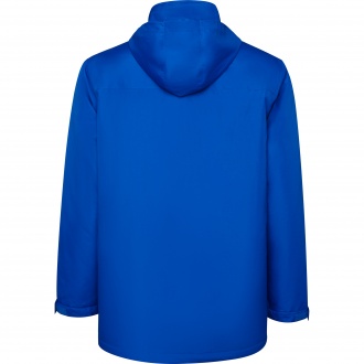 AMERICA - Waterproof jacket with quilted lining. High collar and retractable hood. 100% Recycled Polyester, 400g/m². 