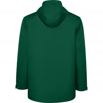AMERICA - Waterproof jacket with quilted lining. High collar and retractable hood. 100% Recycled Polyester, 400g/m². 