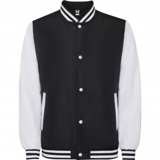 CALIFORNIA - Two-tone unisex jacket with quilted interior, zipper pockets and snap buttons.