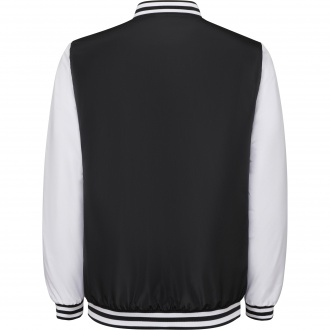 CALIFORNIA - Two-tone unisex jacket with quilted interior, zipper pockets and snap buttons.