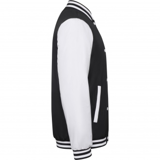 CALIFORNIA - Two-tone unisex jacket with quilted interior, zipper pockets and snap buttons.