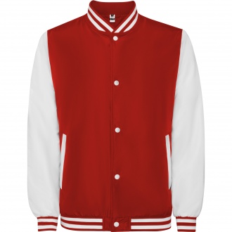 CALIFORNIA - Two-tone unisex jacket with quilted interior, zipper pockets and snap buttons.