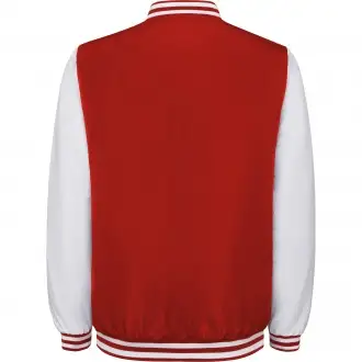 CALIFORNIA - Two-tone unisex jacket with quilted interior, zipper pockets and snap buttons.