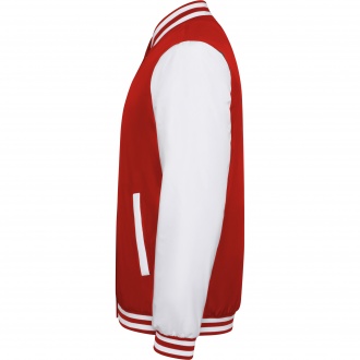 CALIFORNIA - Two-tone unisex jacket with quilted interior, zipper pockets and snap buttons.